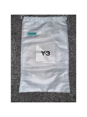 Y-3 Adidas Yohji Yamamoto White Drawstring Dust Bag Shoe Bag 15x9.5